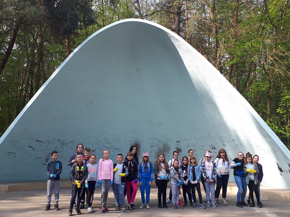 Sprzątanie brzegów Drwęcy